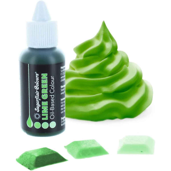 Sugarflair Colours Oil-Based Colour Lime Green 30ml Sugarflair Colours Oil-Based Colour Lime Green 30ml