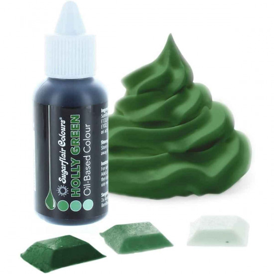 Sugarflair Colours Oil-Based Colour Holly Green 30ml