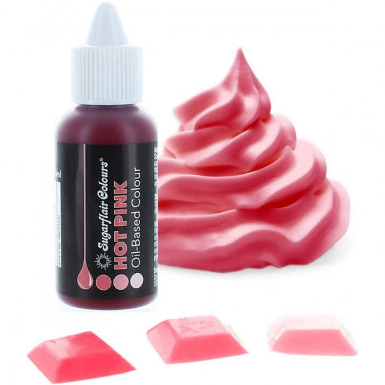 Sugarflair Colours Oil-Based Colour Hot Pink 30ml