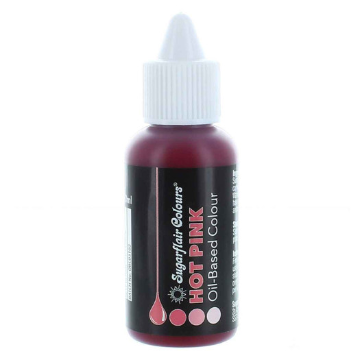 Sugarflair Colours Oil-Based Colour Hot Pink 30ml Sugarflair Colours Oil-Based Colour Hot Pink 30ml