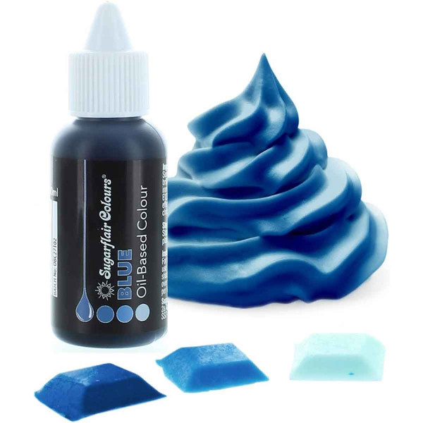 Sugarflair Colours Oil-Based Colour Blue 30ml Sugarflair Colours Oil-Based Colour Blue 30ml