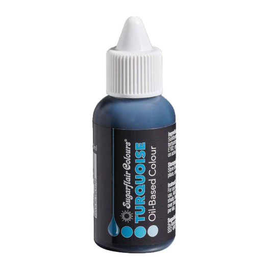 Sugarflair Colours Oil-Based Colour Turquoise 30ml Sugarflair Colours Oil-Based Colour Turquoise 30ml
