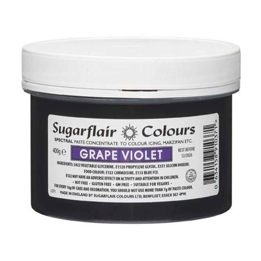 Sugarflair Colours Spectral Paste Grape/Violet 400g Sugarflair Colours Spectral Paste Grape/Violet 400g