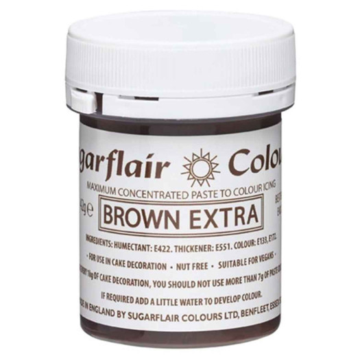 Sugarflair Colours Spectral Paste Brown Extra 42g Sugarflair Colours Spectral Paste Brown Extra 42g