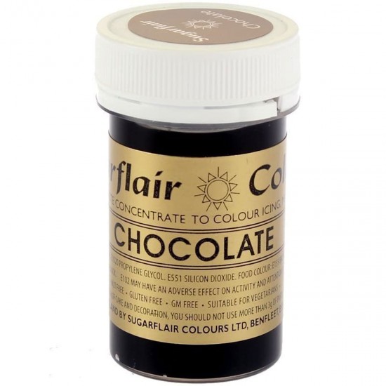 Sugarflair Colours Spectral Paste Chocolate 25g