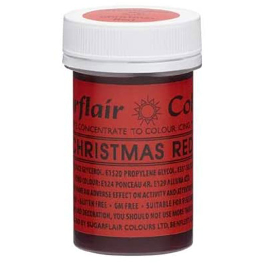 Sugarflair Colours Spectral Paste Christmas Red 25g Sugarflair Colours Spectral Paste Christmas Red 25g