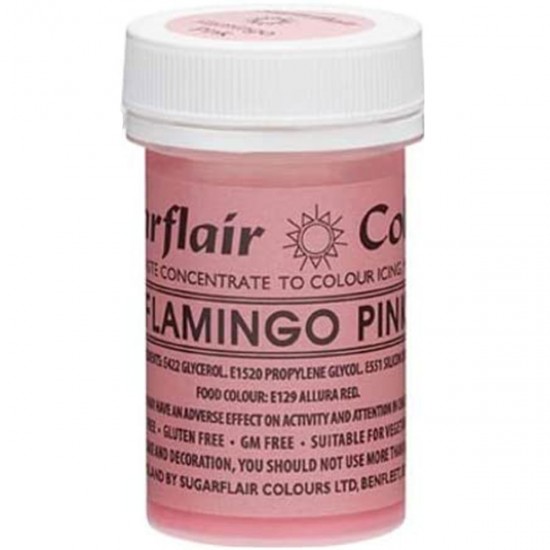Sugarflair Colours Spectral Paste Flamingo Pink 25g