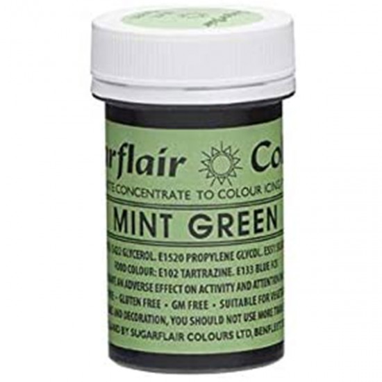 Sugarflair Colours Spectral Paste Mint Green 25g