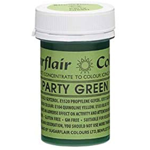 Sugarflair Colours Spectral Paste Party Green 25g Sugarflair Colours Spectral Paste Party Green 25g