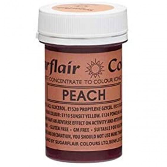 Sugarflair Colours Spectral Paste Peach 25g