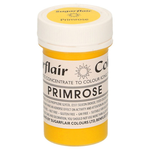 Sugarflair Colours Tartranil Paste Primrose (Tartrazine Free) 25g Sugarflair Colours Tartranil Paste Primrose (Tartrazine Free) 25g