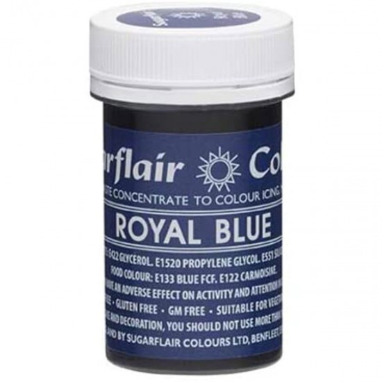 Sugarflair Colours Spectral Paste Royal Blue 25g