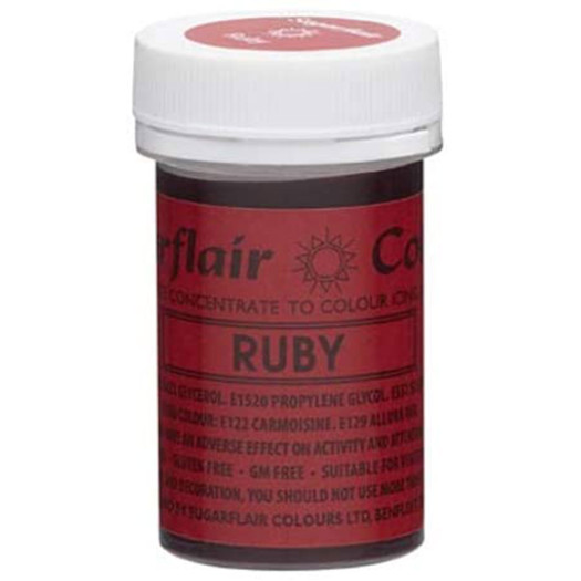 Sugarflair Colours Spectral Paste Ruby 25g Sugarflair Colours Spectral Paste Ruby 25g