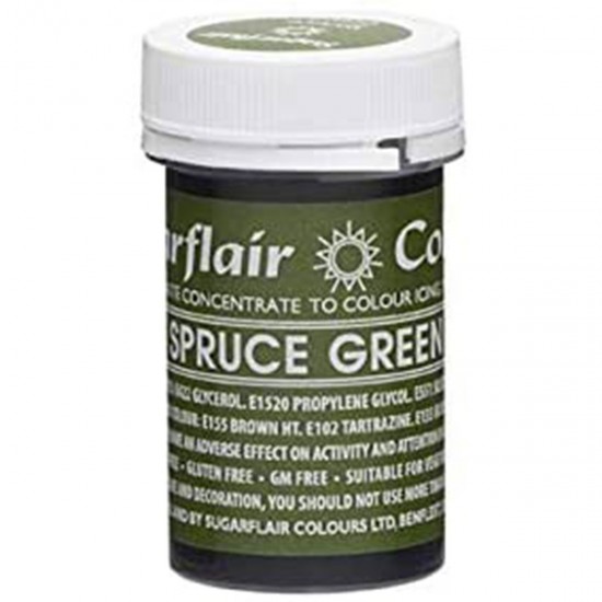 Sugarflair Colours Spectral Paste Spruce Green 25g