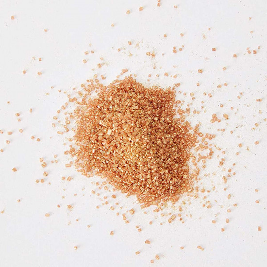 Sugarflair Colours Sugar Sprinkles Shaker Rose Gold 100g