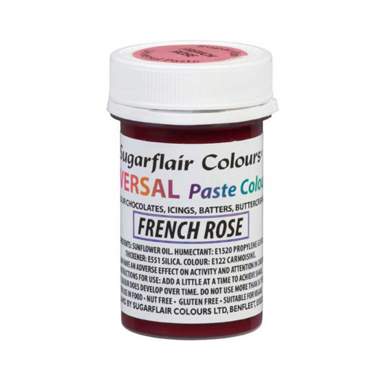 Sugarflair Colours Universal Paste French Rose 22g
