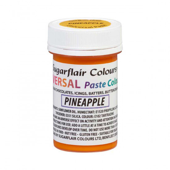 Sugarflair Colours Universal Paste Pineapple 22g