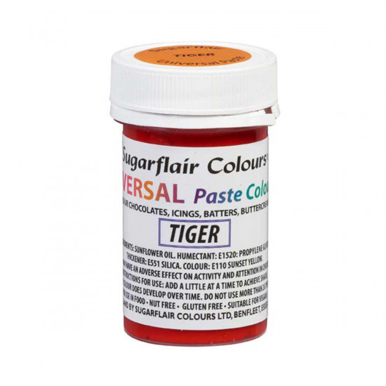 Sugarflair Colours Universal Paste Tiger 22g