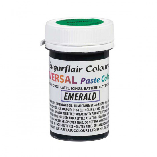 Sugarflair Colours Universal Paste Emerald 22g