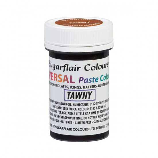 Sugarflair Colours Universal Paste Tawny 22g