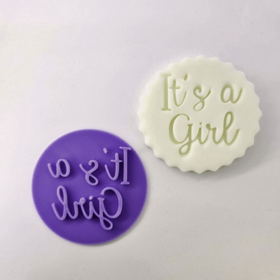 Sweet Treat It\'s a Girl Stamp