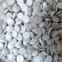 Sugar Glimmer Confetti Silver 800g