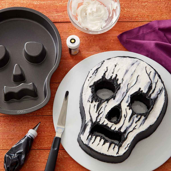 Wilton Tin Skull Cake Pan Wilton Tin Skull Cake Pan