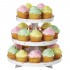 3-Tier Cupcake Stand White