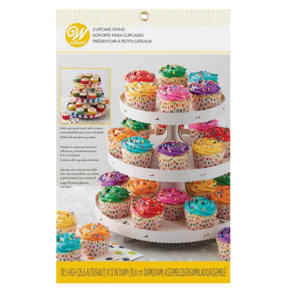 Wilton 3-Tier Cupcake Stand White Wilton 3-Tier Cupcake Stand White
