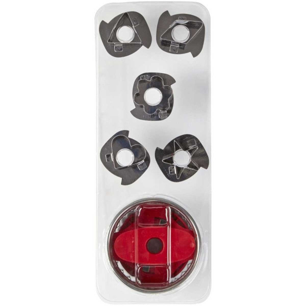 Wilton Linzer Round Cut Out Cookie Cutter Set of 7 Wilton Linzer Round Cut Out Cookie Cutter Set of 7