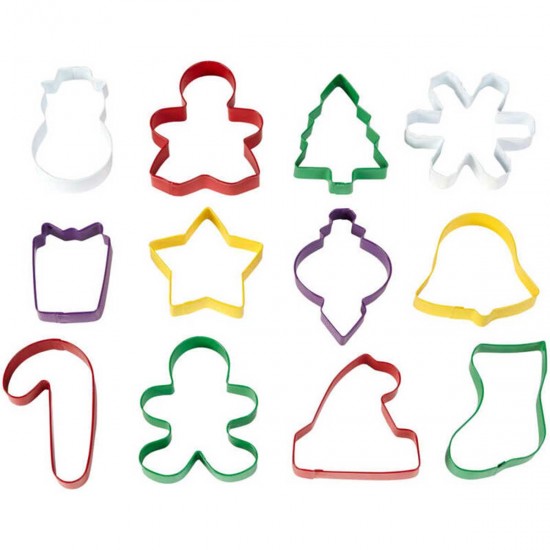 Wilton Metal Christmas Cookie Cutter Set