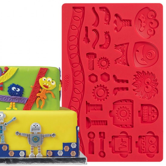 Wilton Robots & Monsters Mould