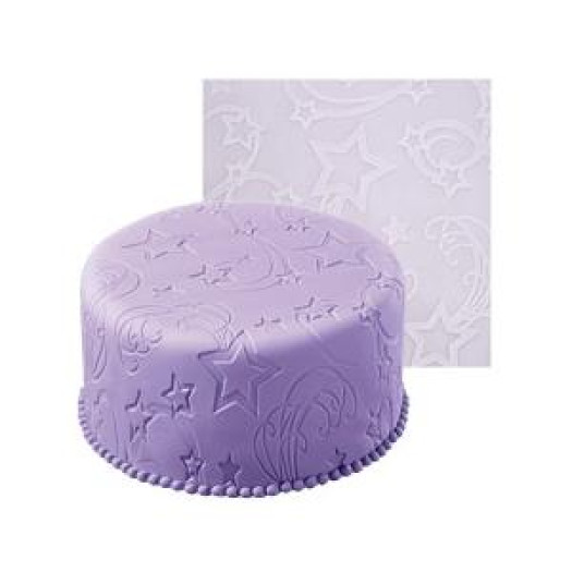 Wilton Impression Mat Swirling Stars Wilton Impression Mat Swirling Stars